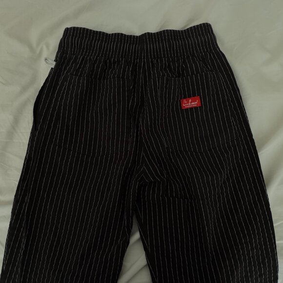 Cookman Chef Pants - Pin Stripe: Black, UNISEX size M - Picture 2 of 6